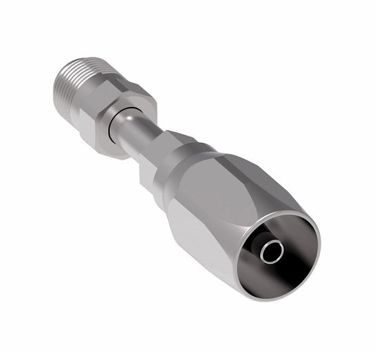 190111-4S Aeroquip by Danfoss | SAE Male Inverted Flare 100R5 Reusable Hose Fitting | -04 SAE Male Inverted Flare x -04 Reusable Hose End | Steel