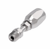 190111-6S Aeroquip by Danfoss | SAE Male Inverted Flare 100R5 Reusable Hose Fitting | -06 SAE Male Inverted Flare x -06 Reusable Hose End | Steel