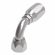 190261-12S Aeroquip by Danfoss | Female 37° JIC Swivel Short Drop 90° Elbow 100R5 Reusable Hose Fitting | -12 Female 37° JIC Swivel x -12 Reusable Hose End | Steel