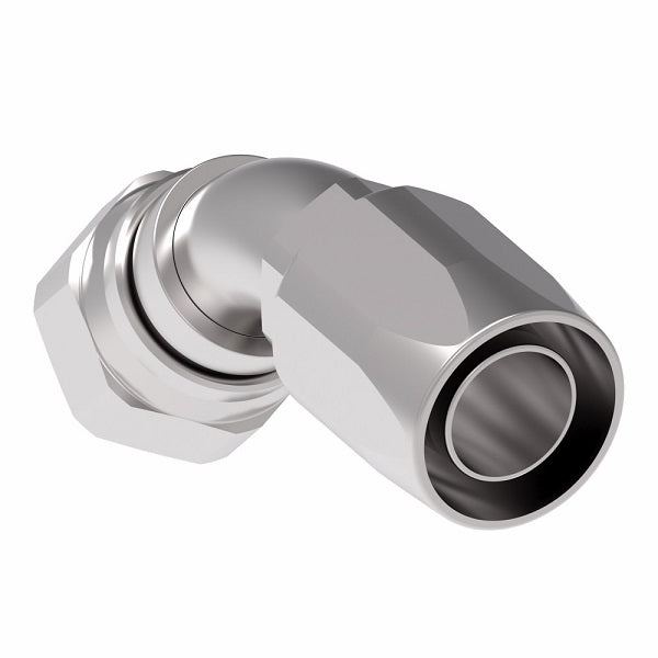 190265-16S Aeroquip by Danfoss | Female 37° JIC Swivel 45° Elbow 100R5 Reusable Hose Fitting | -16 Female 37° JIC Swivel x -16 Reusable Hose End | Steel