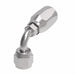 190296-4S Aeroquip by Danfoss | Female Universal Swivel Short Drop 90° Elbow 100R5 Reusable Hose Fitting | -04 Female JIC Swivel (Also Couples w/ SAE 45° Flare) x -04 Reusable Hose End | Steel