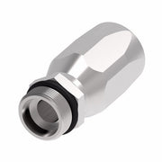 190464-12S Aeroquip by Danfoss | Male SAE ORB 100R2 Skive Style Reusable Hose Fitting (O-Ring Not Included) | -12 Male SAE O-Ring Boss x -12 Reusable Hose End | Steel
