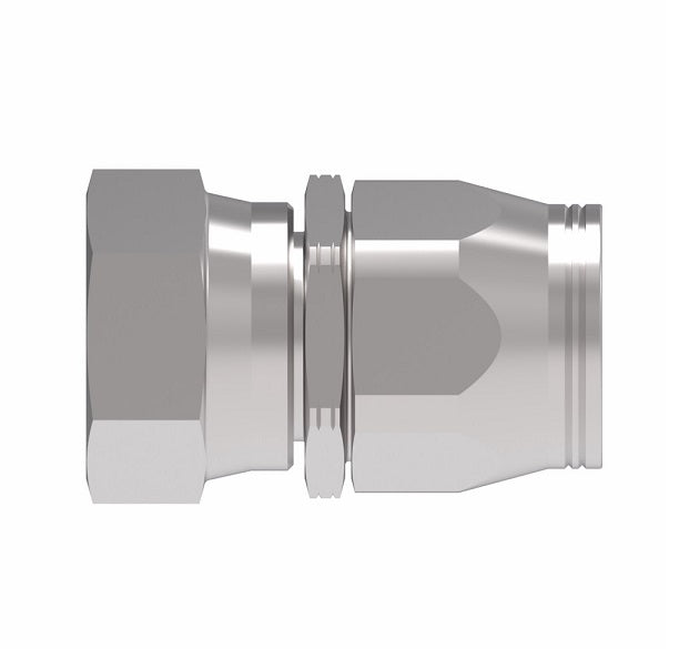 190535-24C Aeroquip by Danfoss | Female 37° JIC Swivel Super Gem PTFE Reusable Hose Fitting | -24 Female 37° JIC Swivel x -24 Reusable Hose End | Stainless Steel