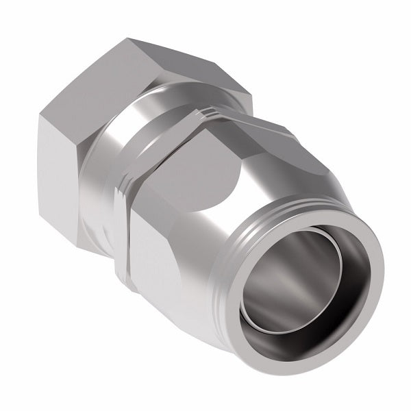 190535-12C Aeroquip by Danfoss | Female 37° JIC Swivel Super Gem PTFE Reusable Hose Fitting | -12 Female 37° JIC Swivel x -12 Reusable Hose End | Stainless Steel