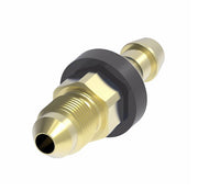 190672-4B Aeroquip by Danfoss | Male 37° JIC Flare Socketless Reusable Hose Fitting | -04 Male 37° JIC Flare x -04 Push-On Hose Barb | Brass