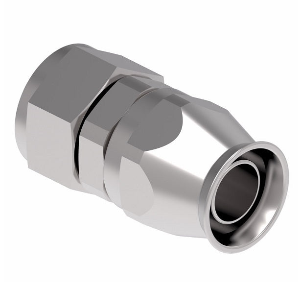 190742-10S Aeroquip by Danfoss | Special Ball Sleeve Super Gem PTFE Reusable Hose Fitting | -10 Ball Sleeve x -10 Reusable Hose End | Steel