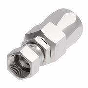 190800-6S Aeroquip by Danfoss | Female 37° JIC Swivel Power Steering & Air Brake Reusable Hose Fitting | -06 Female 37° JIC Swivel x -06 Reusable Hose End | Steel