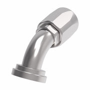 191395-24S Aeroquip by Danfoss | SAE Code 61 Split Flange 60° Elbow (SAE J518) 100R5 Reusable Hose Fitting | -24 Code 61 Split Flange x -24 Reusable Hose End | Steel