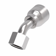 1AA4FRA4 Aeroquip by Danfoss | 1 & 2 Wire TTC Female ORS Swivel 45° Elbow (FRA) Crimp Fitting | -04 Female O-Ring Face Seal Swivel  x -04 Hose Barb | Steel