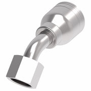 1AA8FRA8 Aeroquip by Danfoss | 1 & 2 Wire TTC Female ORS Swivel 45° Elbow (FRA) Crimp Fitting | -08 Female O-Ring Face Seal Swivel  x -08 Hose Barb | Steel