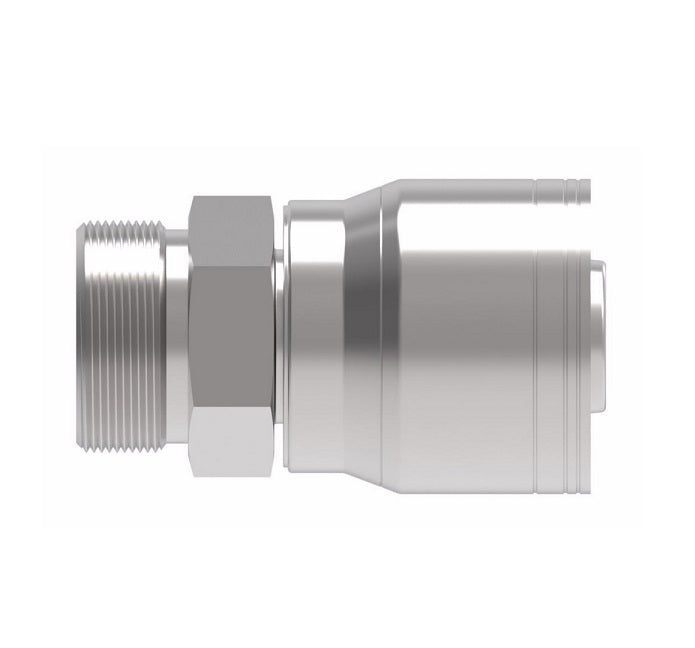 1AA16MR16 Aeroquip by Danfoss | 1 & 2 Wire TTC Male ORS (MR) Crimp Fitting | -16 Male O-Ring Face Seal x -16 Hose Barb | Steel