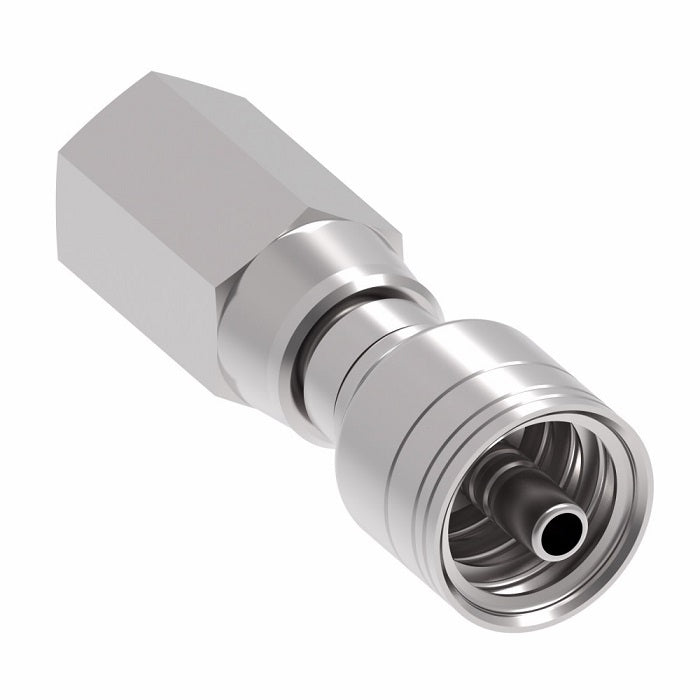 1AA16PF16 Aeroquip by Danfoss | 1 & 2 Wire TTC Female Pipe Swivel Crimp Fitting (PF) | -16 Female Pipe Swivel x -16 Hose Barb | Steel