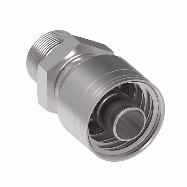 1A8BP6 Aeroquip by Danfoss | 1 & 2 Wire TTC BSP Male Parallel, BSPP (BP) Crimp Fitting | -08 Male BSPP x -06 Hose Barb | Steel