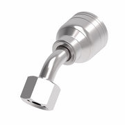 1A12DLA8 Aeroquip by Danfoss | 1 & 2 Wire TTC DKO Female Swivel, Light Duty, 45° Elbow (DLA) Crimp Fitting | L15 Female DKO/DIN x -08 Hose Barb | Steel