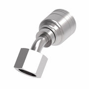1A8DSA6 Aeroquip by Danfoss | 1 & 2 Wire TTC DKO Female Swivel, Heavy Duty, 45° Elbow (DSA) Crimp Fitting | S12 Female DKO/DIN x -06 Hose Barb | Steel