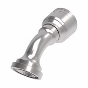1A12FLA10 Aeroquip by Danfoss | 1 & 2 Wire TTC SAE Code 61 Split Flange 45° Elbow (FLA) Crimp Fitting | -12 Code 61 Split Flange x -10 Hose Barb | Steel
