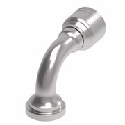 1A16FLB16 Aeroquip by Danfoss | 1 & 2 Wire TTC SAE Code 61 Split Flange 90° Elbow (FLB) Crimp Fitting | -16 Code 61 Split Flange x -16 Hose Barb | Steel