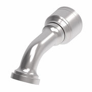 1A16FLG16 Aeroquip by Danfoss | 1 & 2 Wire TTC SAE Code 61 Split Flange 60° Elbow (FLG) Crimp Fitting | -16 Code 61 Split Flange x -16 Hose Barb | Steel