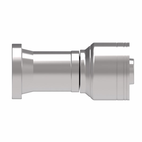 1A16FL16 Aeroquip by Danfoss | 1 & 2 Wire TTC SAE Code 61 Split Flange (FL) Crimp Fitting | -16 Code 61 Split Flange x -16 Hose Barb | Steel