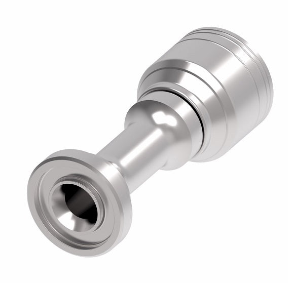 1A10KS10 Aeroquip by Danfoss | 1 & 2 Wire TTC Komatsu Split Flange (KS) Crimp Fitting | -10 Komatsu Split Flange x -10 Hose Barb | Steel