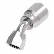 1GA8FJA8 Aeroquip by Danfoss | 1 & 2 Wire OTC Female JIC 37° Swivel 45° Elbow (FJA) Crimp Fitting | -08 Female JIC 37° Swivel x -08 Hose Barb | Steel