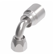 1GA12FJB12 Aeroquip by Danfoss | 1 & 2 Wire OTC Female JIC 37° Swivel 90° Elbow (FJB) Crimp Fitting | -12 Female JIC 37° Swivel x -12 Hose Barb | Steel