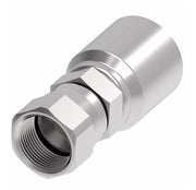 1GA16FJ20 Aeroquip by Danfoss | 1 & 2 Wire OTC Female JIC 37° Swivel (FJ) Crimp Fitting | -16 Female JIC 37° Swivel x -20 Hose Barb | Steel