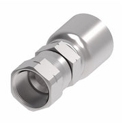 1GA12FS12 Aeroquip by Danfoss | 1 & 2 Wire OTC Female SAE 45° Swivel (FS) Crimp Fitting | -12 Female SAE 45° Swivel x -12 Hose Barb | Steel