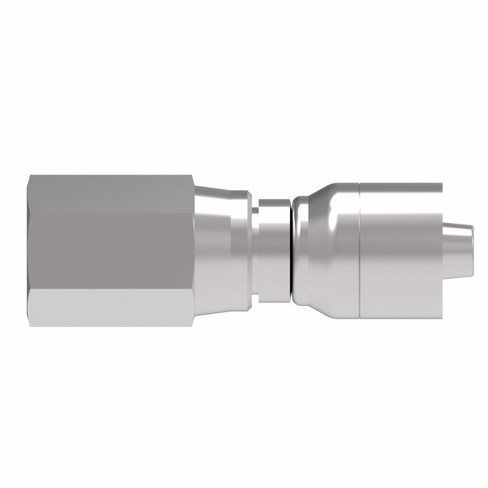 1GA4PF4 Aeroquip by Danfoss | 1 & 2 Wire OTC Female Pipe Swivel Crimp Fitting (PF) | -04 Female Pipe Swivel x -04 Hose Barb | Steel