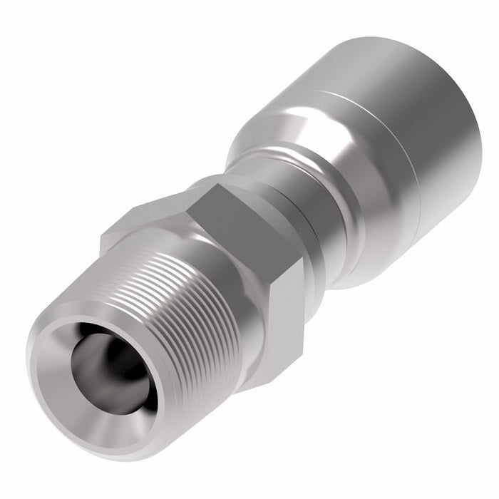 1GA12PS12 Aeroquip by Danfoss | 1 & 2 Wire OTC Male Pipe Swivel Crimp Fitting (PS) | -12 Male Pipe x -12 Hose Barb | Steel