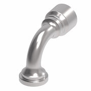 1G24FLB32 Aeroquip by Danfoss | 1 & 2 Wire OTC SAE Code 61 Split Flange 90° Elbow (FLB) Crimp Fitting | -24 Code 61 Split Flange x -32 Hose Barb | Steel