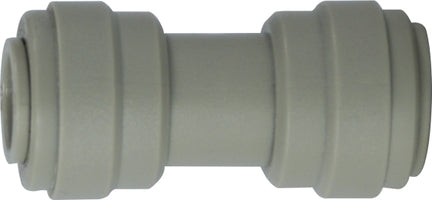 20020P (20-020P) Midland Push-In Tube Fitting - Union Connector - 3/8" Tube OD - Plastic