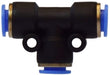 20031C (20-031C) Midland Push-In Fitting - Union Tee - 5/16" Tube OD - Composite Body