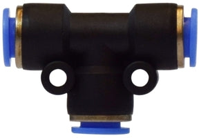 20030C (20-030C) Midland Push-In Fitting - Union Tee - 1/2" Tube OD - Composite Body