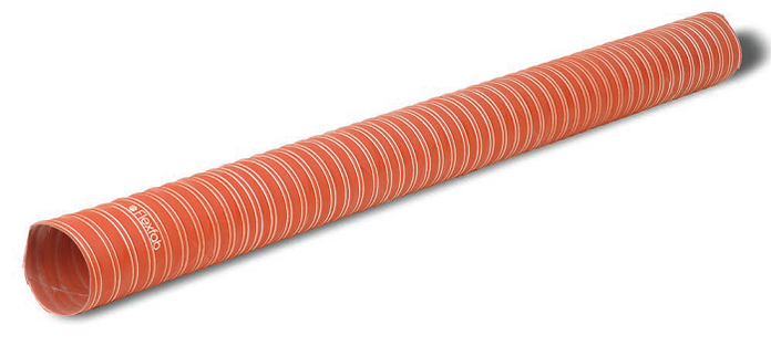 2005-550 FlexFab Series 2005 2-Ply Industrial SIL-FAB2™ Wire Reinforced Duct - 5.50" ID - 5.64" OD - 12ft