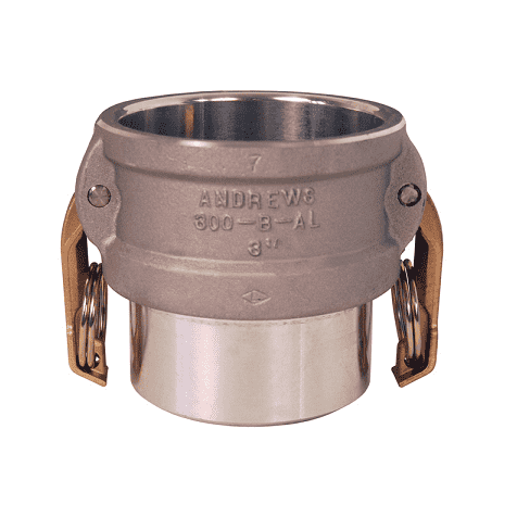 600DWBPSTAL Dixon 6" 356T6 Aluminum Coupler for Welding - Butt Weld to Schedule 40 Pipe / Socket Weld to Nominal OD Tubing - 6.020 Bore