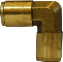 20154 (20-154) Midland Push-In Fitting - Union 90° Elbow - 1/2" Tube OD - Brass