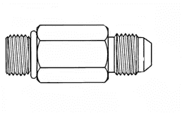 202703-16-16S SAE O-Ring Boss x 37 Degree Flare - Steel