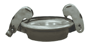 20412 Dixon 12" Type A (Agri-Lock) Quick Connect Fitting - Female with Ring for Welding to Pipe - Unplated Steel