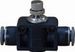 20487C (20-487C) Midland Push-In Fitting - In-Line Needle Valve - 1/4" Tube OD - Composite Body