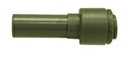 20514P (20-514P) Midland Push-In Tube Fitting - Reducer Adapter - 1/2" Tube OD x 3/8" Stem OD - Plastic