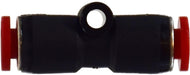 20601 (20-601) Midland Metric Push-In Fitting - Union - 6mm Tube OD - Composite Body