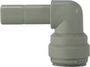 20748P (20-748P) Midland Push-In Tube Fitting - Plug-In 90° Elbow - 1/2" Tube OD x 1/2" Stem OD - Plastic