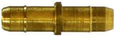 21007 (21-007) Midland Barb for Plastic Tubing - Single Barb Union - 3/8" Tube OD x 1/4" Tube OD - Brass