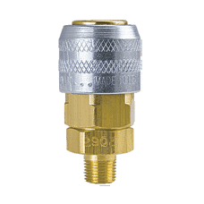 210M-2903S/S ZSi-Foster Quick Disconnect 210 Series 1/4" Manual Socket - 1/8" MPT - 303 Stainless