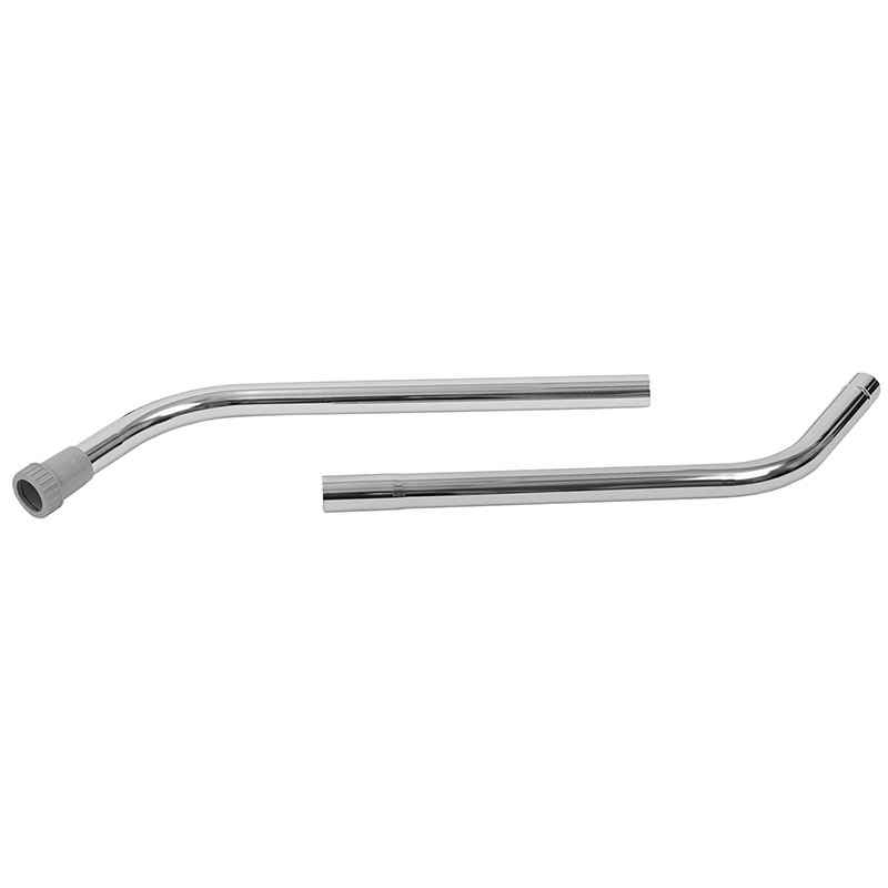 22CP Flexaust Two-Piece Wand | 1-1/2" | 2 Bends | Chrome Steel | ABS | 54" Length | Connection: Button Lock | Type 1