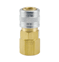 2302 ZSi-Foster Quick Disconnect Socket - 1/8" FPT - Brass/Steel
