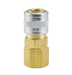 2302 ZSi-Foster Quick Disconnect Socket - 1/8" FPT - Brass/Steel