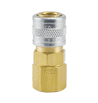 2302W ZSi-Foster Quick Disconnect Socket - 1/8" FPT - Brass/SS For Water, Buna-N Seal