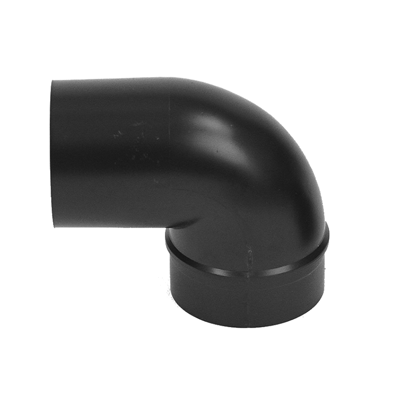231 Flexaust 90° Elbow | 2-1/4" | Plastic | Black